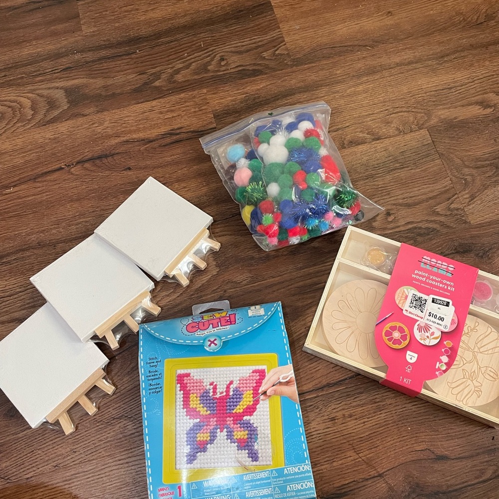 set of crafts and craft supplies great for kids/ kids toys